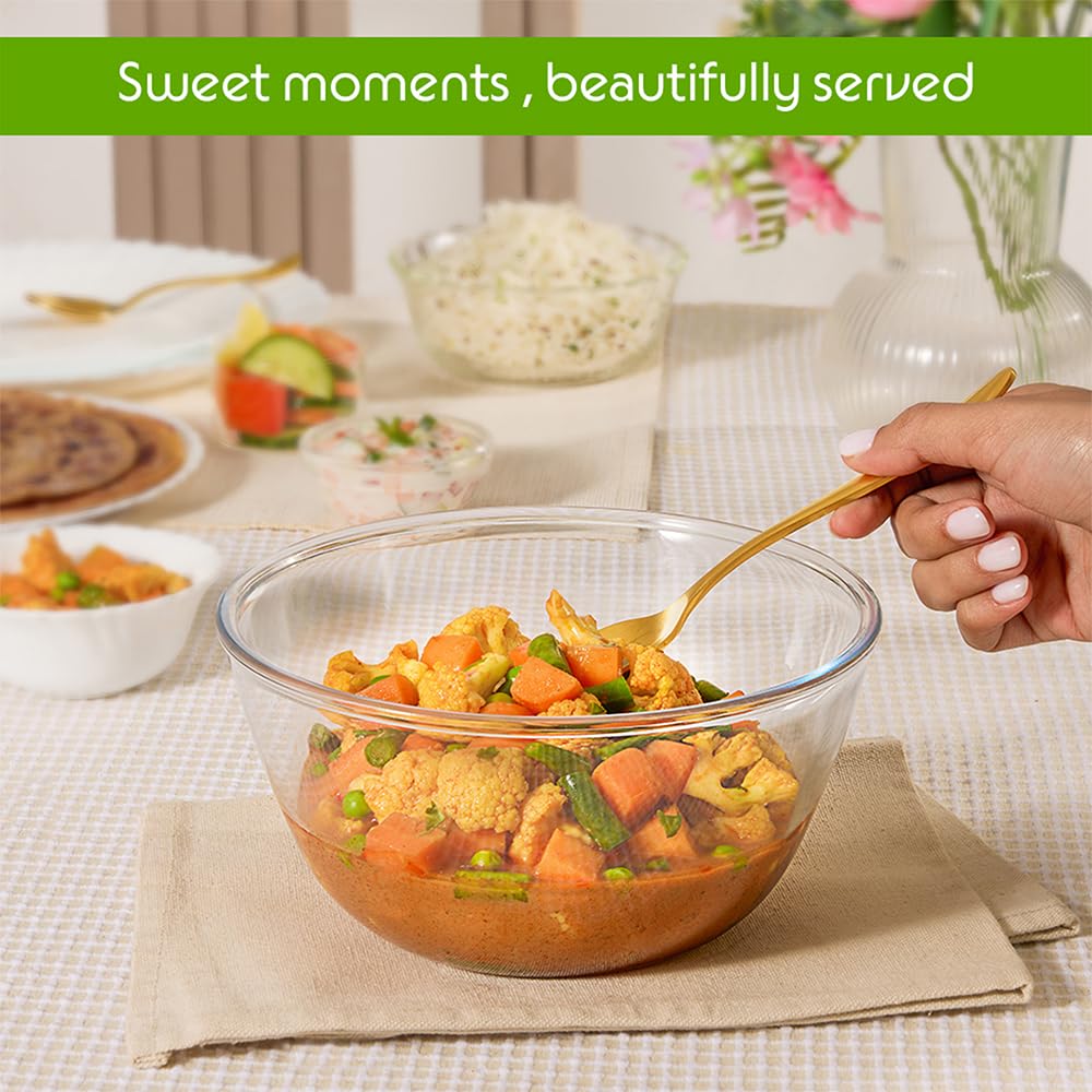 1.5 litre glass baking bowl for home kitchen
