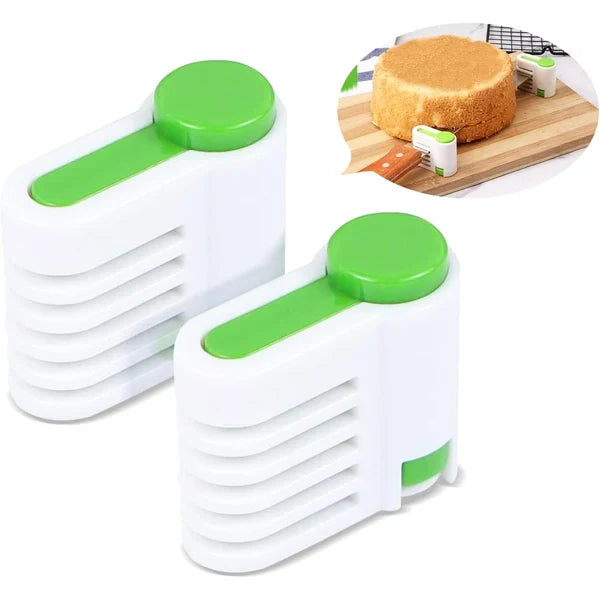 Adjustable cake leveler 2-piece set for baking