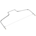 Adjustable stainless steel cake wire leveler for even cake layers