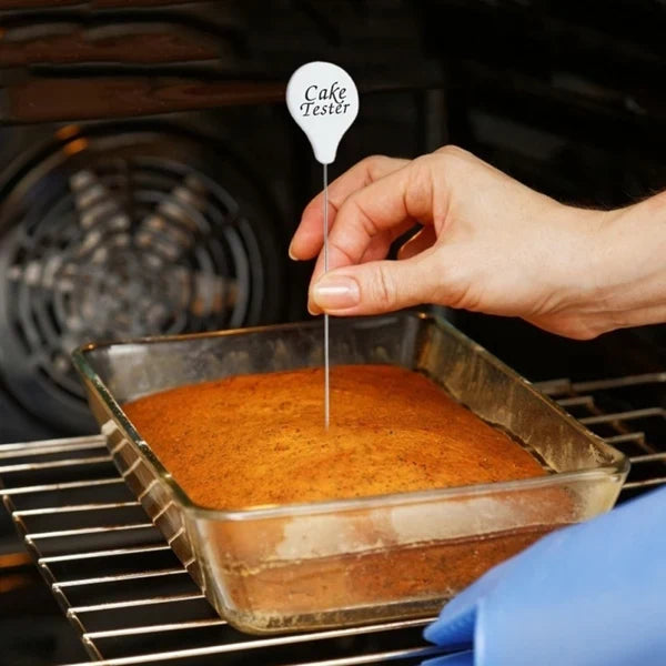 Cake testing skewer for checking baked cake centre