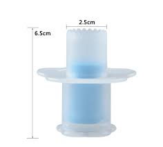 Plastic cupcake corer for filled cupcakes