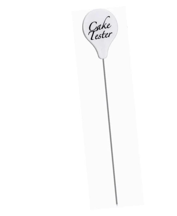 Fine tip stainless steel cake testing skewer