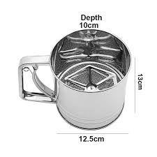 Flour Sifter Stainless Steel (Large)