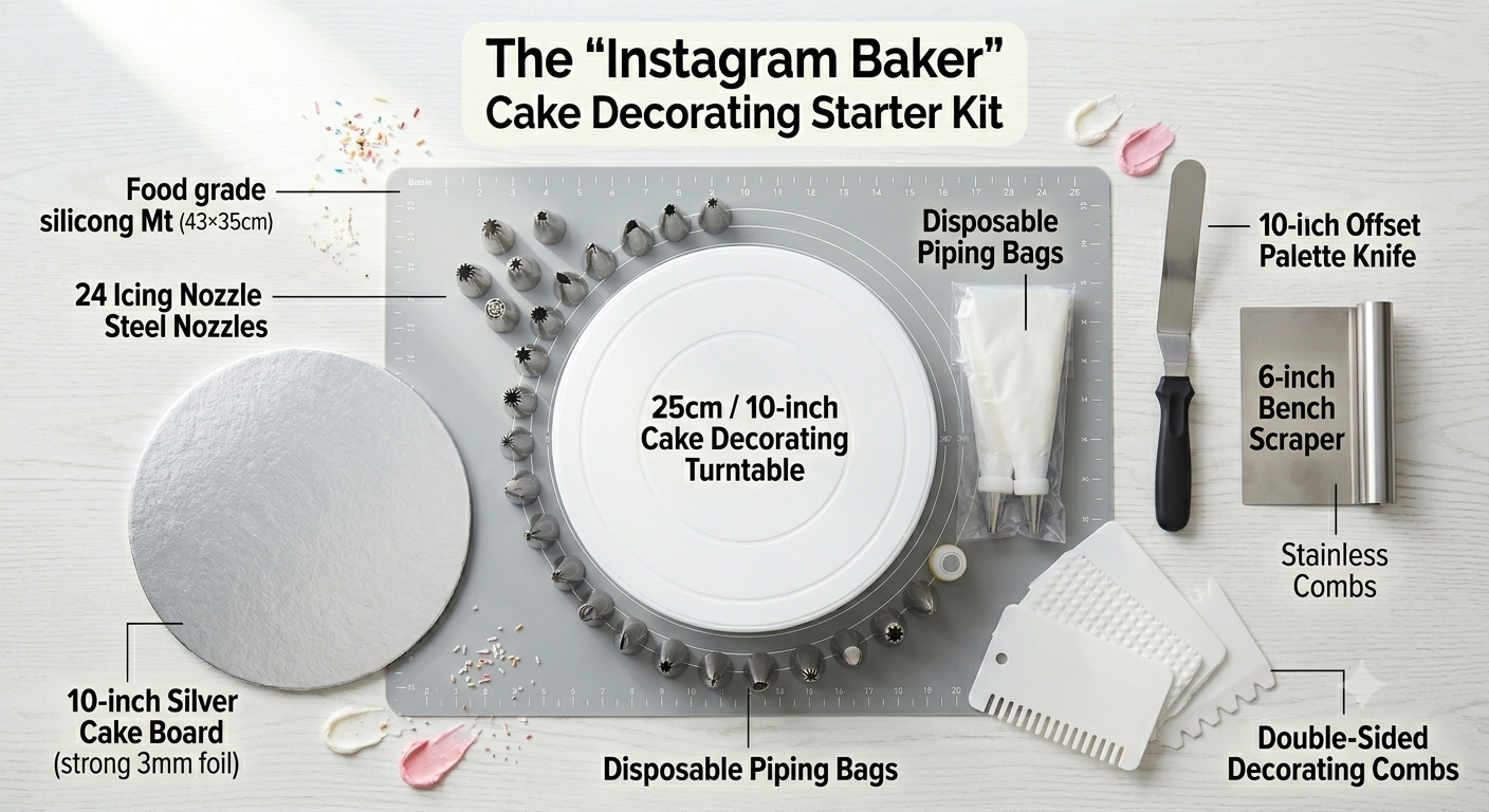 The "Instagram Baker" Cake Decorating Starter Kit