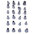 Icing Nozzle Set 24Pcs Stainless Steel