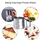 Large flour sifter for cake cookie and bread baking