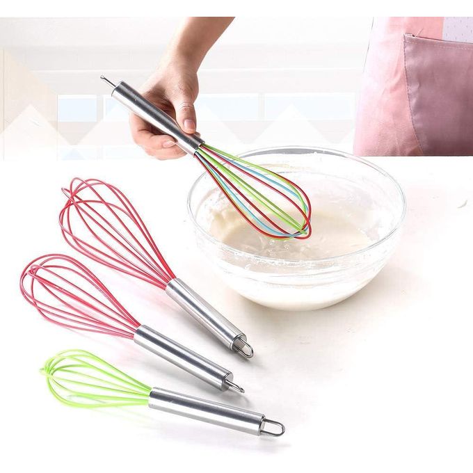 Manual stainless steel egg beater whisk for fluffy eggs