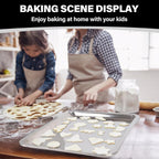 Non-Stick Baking Sheet / Cookie Tray – Rectangle Baking Pan for Cookies, Pizza & Roasting