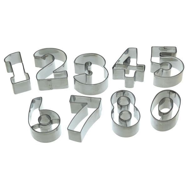 Number Cookie Cutter Set 0-9