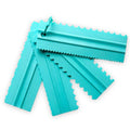 Plastic Double-Sided Cake Edges Decorating Comb 4Pcs