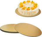 Professional round cake board for bakery presentation