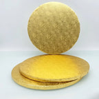 Round cake base for cakes, pastries and desserts