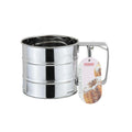Small stainless steel flour sifter for baking