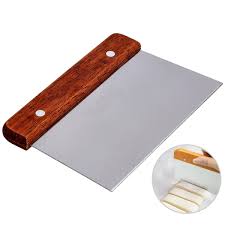 Steel Scraper with Wooden Handle