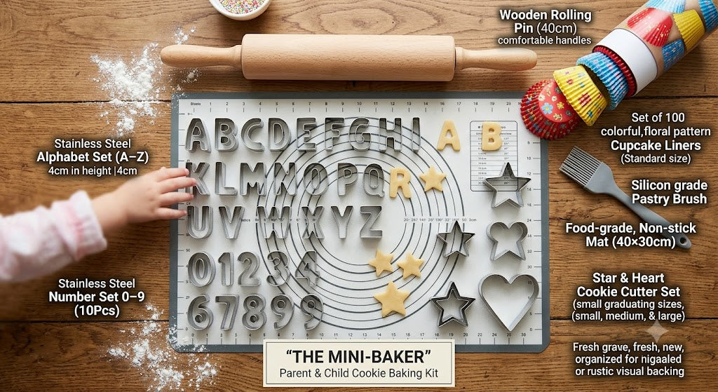 The "Mini-Baker" Parent & Child Cookie Baking Kit
