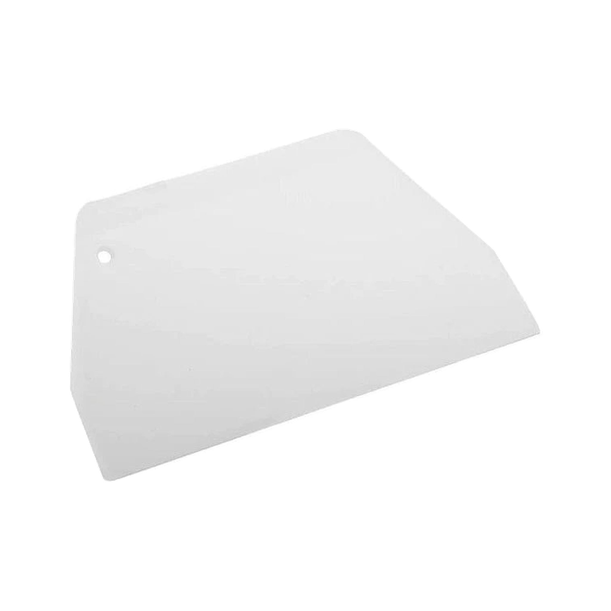 White Cake & Dough Plastic Scraper Medium