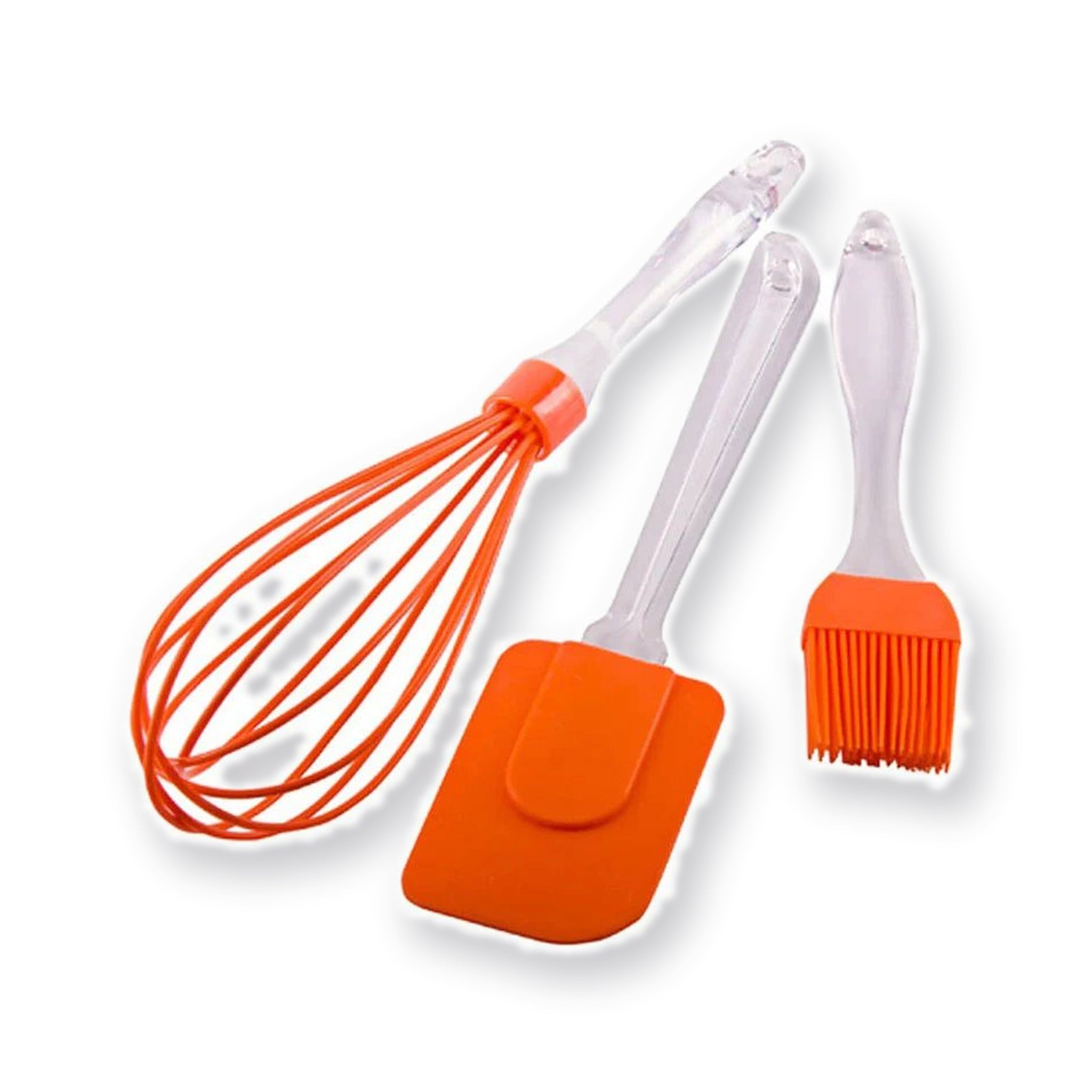 Silicone Spatula Brush & Whisk Set